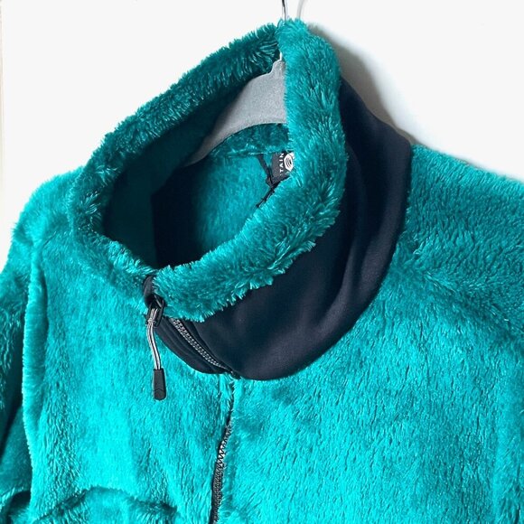 Mountain Hardwear Polartec High Loft Jacket Womens XL Long Sleeve Botanic Green - Picture 6 of 11